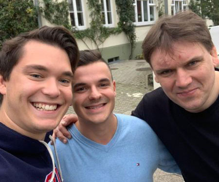 (v.l.) Tim, Jan Zimmermann und Christian Hempel